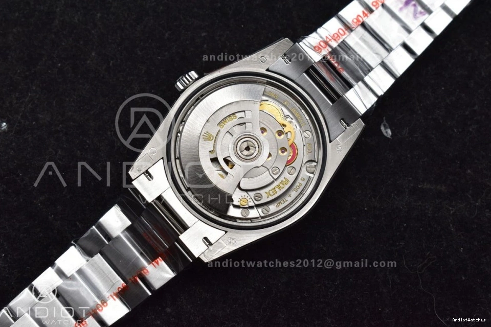 QF (Gain Best 904L V5 Edition Weight) DayDate vr3255 SS on Packable Steel President Dial Bracelet 36 Blue 672 0728